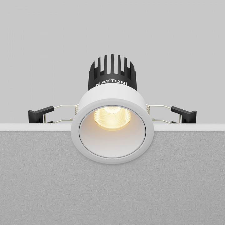 Встраиваемый светильник maytoni dip dl115-10w-2.7k-w
