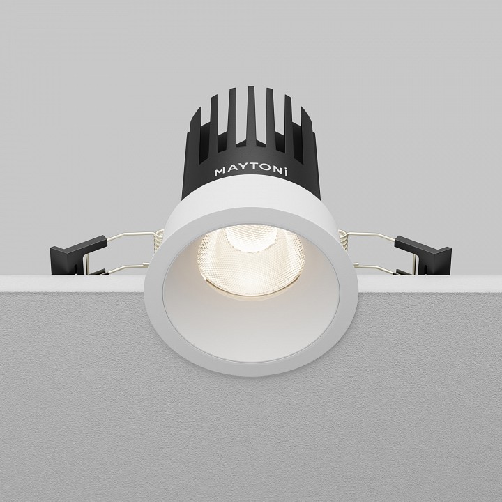 Встраиваемый светильник maytoni dip dl117-15w-4k-w