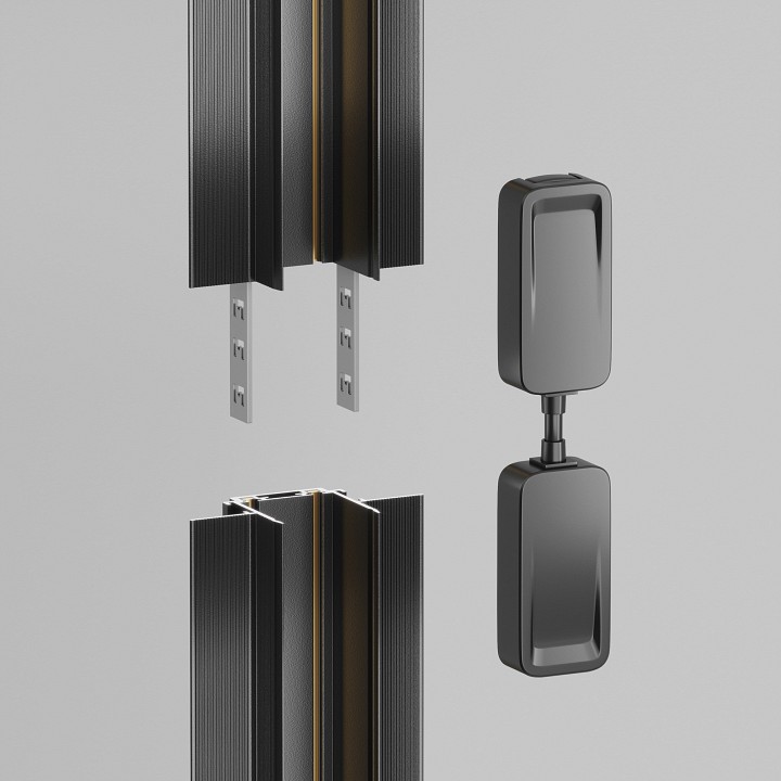 Соединитель гибкий для треков maytoni accessories for tracks radity tra084c-b-12