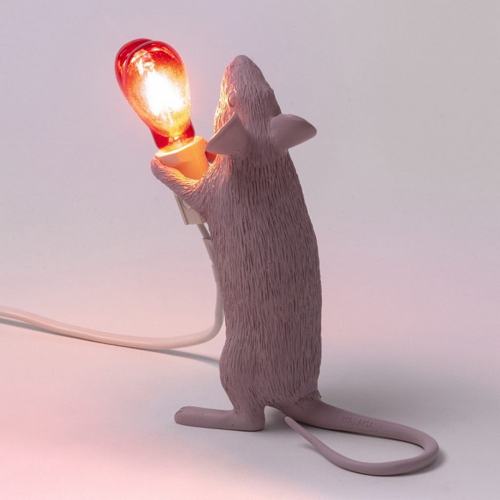 Зверь световой seletti mouse lamp 15220sv