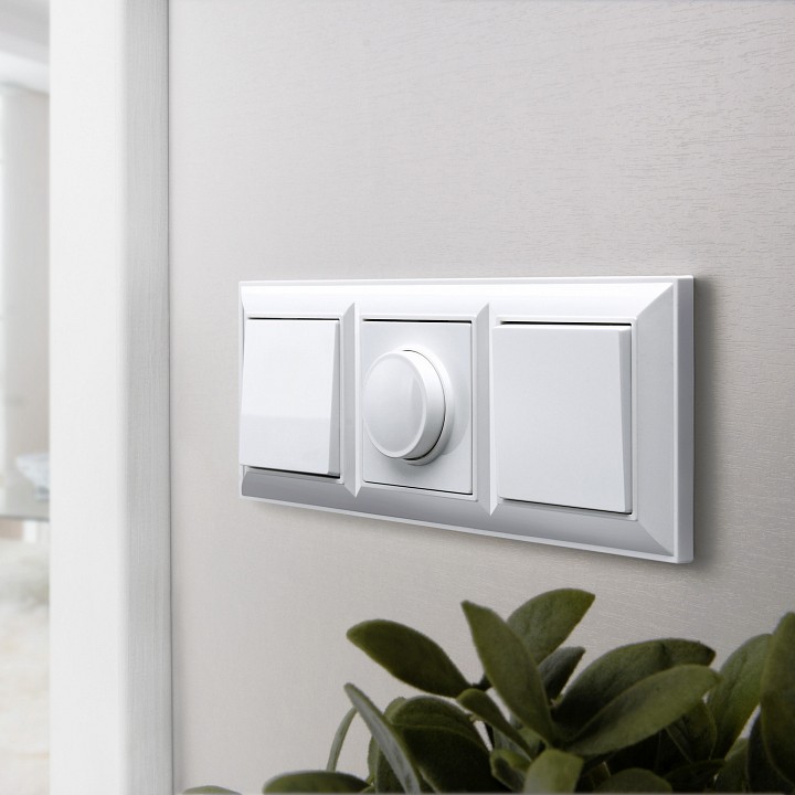 Диммер без рамки werkel белый w1142001