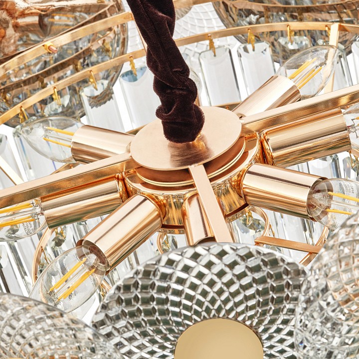 Подвесная люстра arte milano am-1508b 1508b.d550.h250.e14.9 g