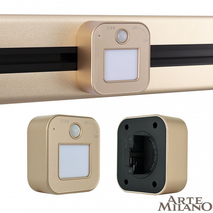 Накладной светильник arte milano am-track-sockets 380022tls/lws gold