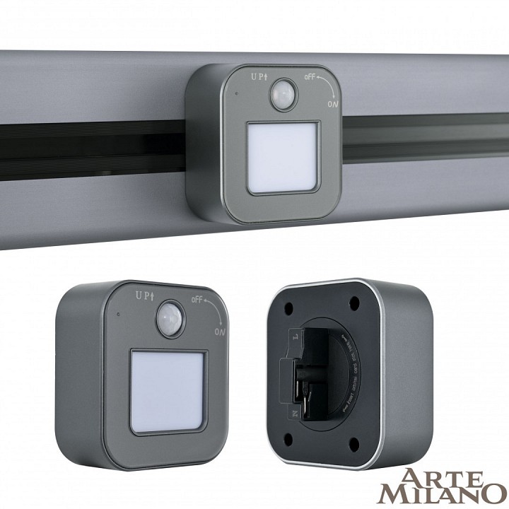 Накладной светильник arte milano am-track-sockets 380022tls/lws grey