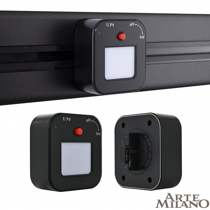 Накладной светильник arte milano am-track-sockets 380022tl/light black