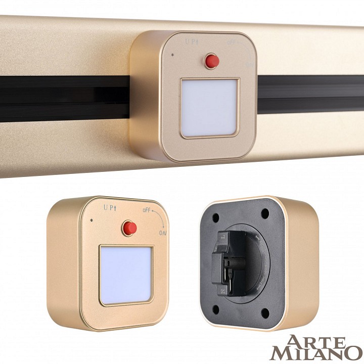 Накладной светильник arte milano am-track-sockets 380022tl/light gold