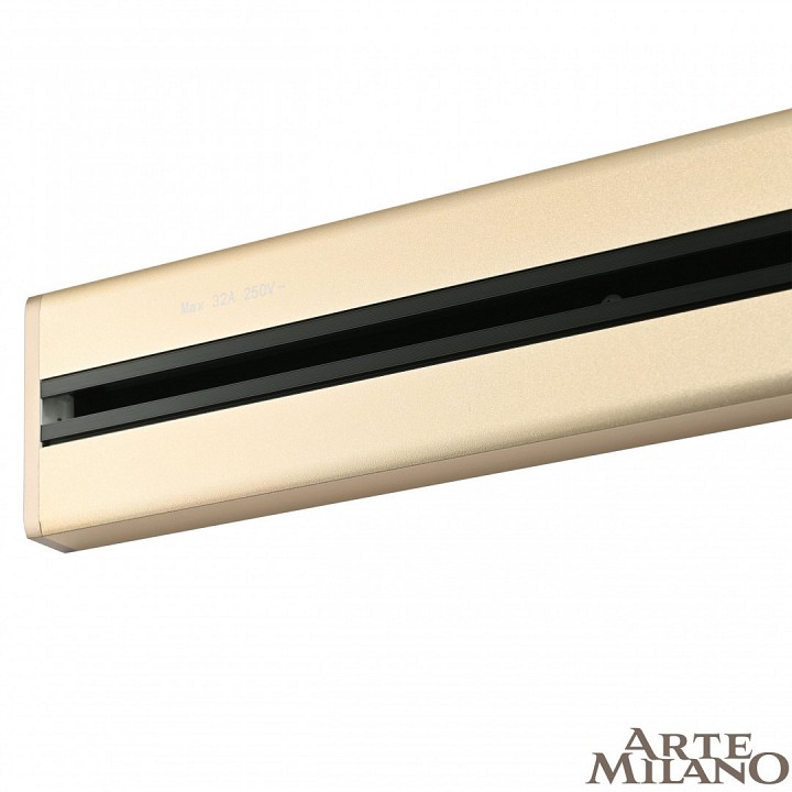 Трек накладной arte milano am-track-sockets 385201tob/100 gold