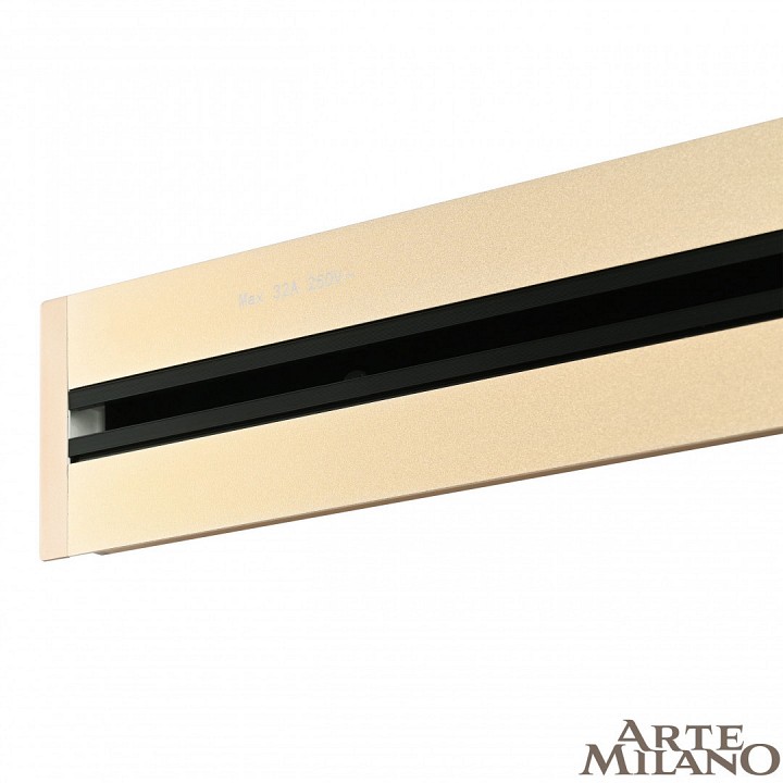 Трек встраиваемый arte milano am-track-sockets 385205tbb/50 gold