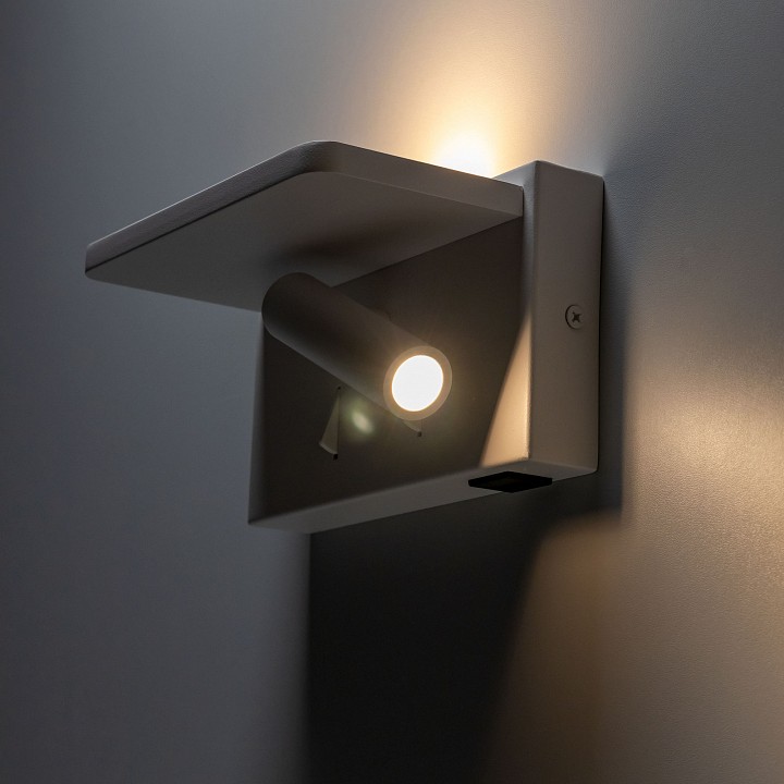Бра с полкой citilux декарт cl704370