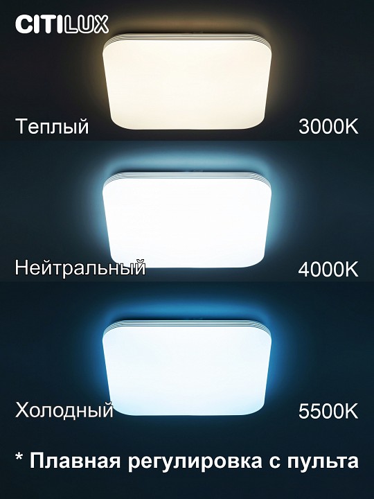 Накладной светильник citilux симпла cl714k680g