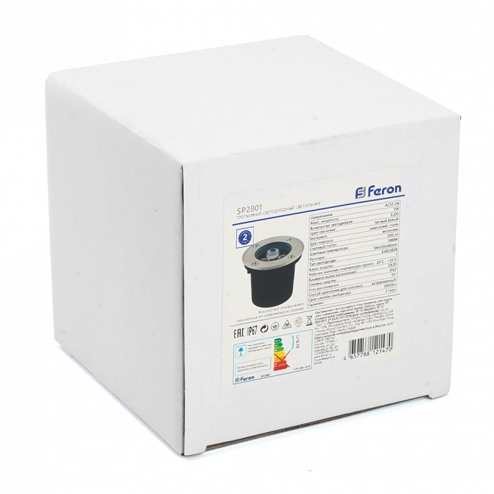 Встраиваемый в дорогу светильник feron sp2801 48345