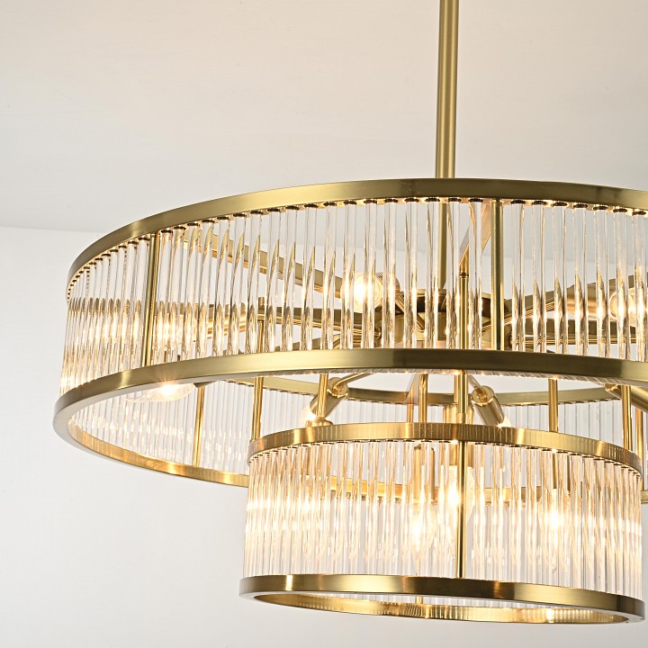 Люстра на штанге imperiumloft rh marais round chandelier d80 40, 2668