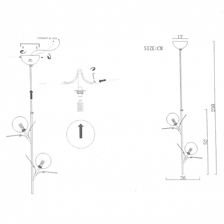 Подвесной светильник imperiumloft matisse matisse-one01