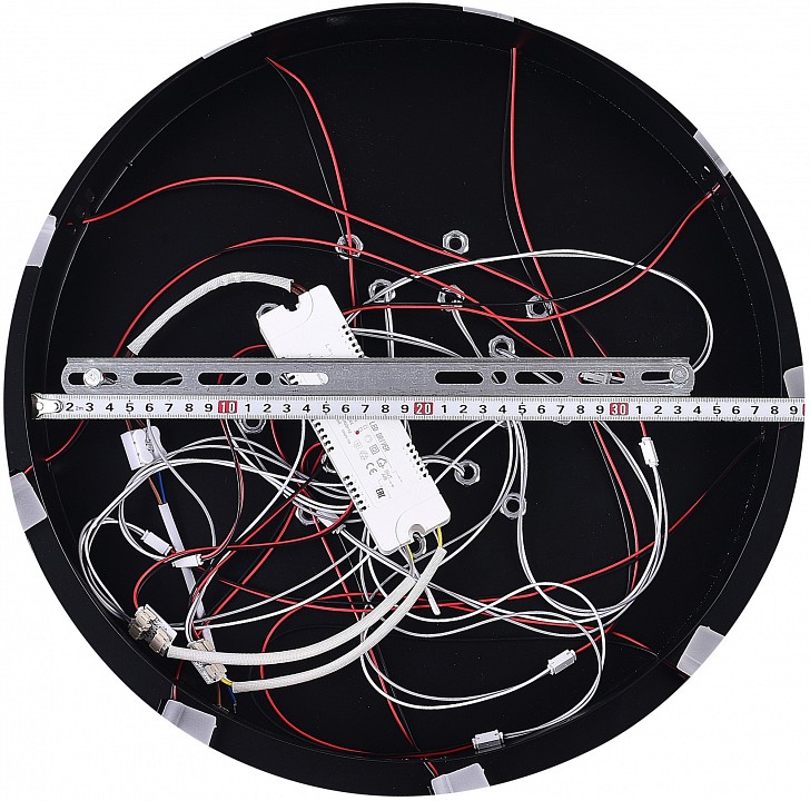 Потолочная люстра natali kovaltseva high-tech led lamps high-tech led lamps 82009 black