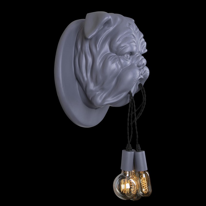 Бра loft it bulldog 10177 grey