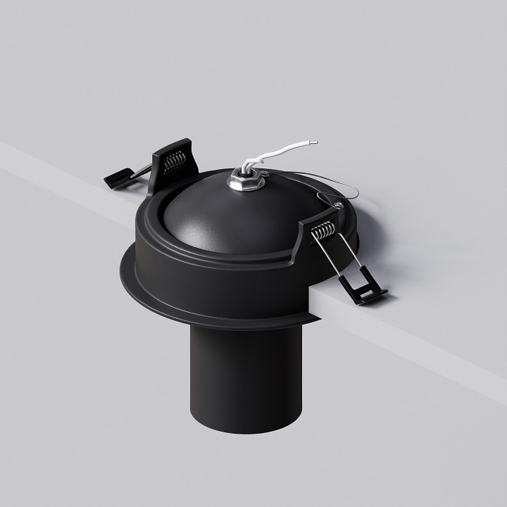 Встраиваемый светильник maytoni focus s c048cl-01-gu10-b