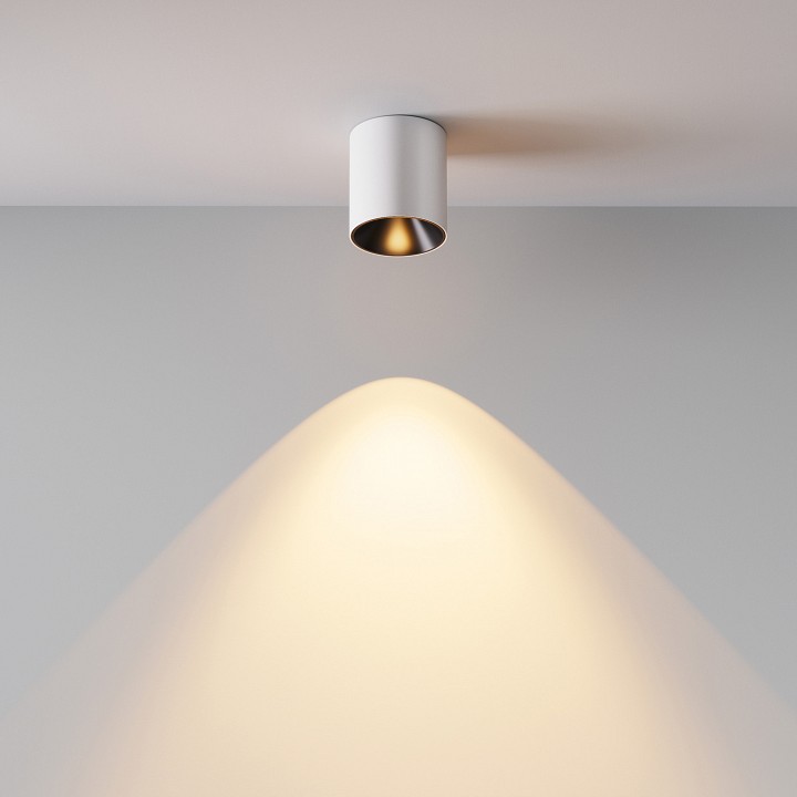 Накладной светильник maytoni alfa led c064cl-5w2.7k-rd-wb
