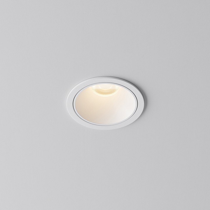 Встраиваемый светильник maytoni alfa led dl043-01-10w3k-rd-w-1