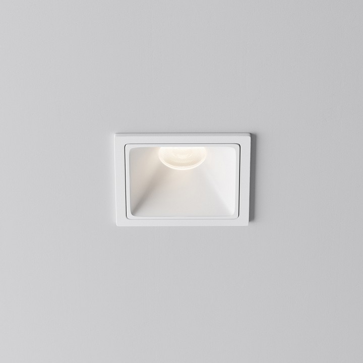 Встраиваемый светильник maytoni alfa led dl043-01-10w4k-sq-w-1