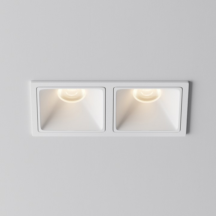 Встраиваемый светильник maytoni alfa led dl043-02-10w3k-sq-w-1