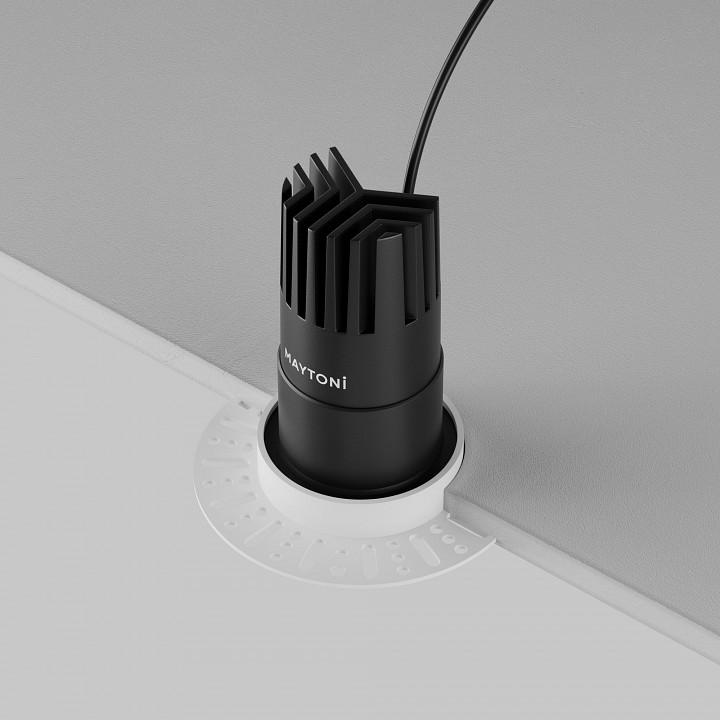Встраиваемый светильник maytoni dip dl120-10w-4k-trs-b