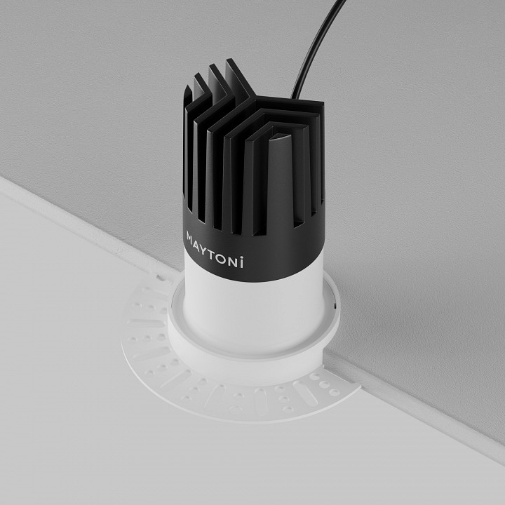 Встраиваемый светильник maytoni dip dl122-15w-4k-trs-w