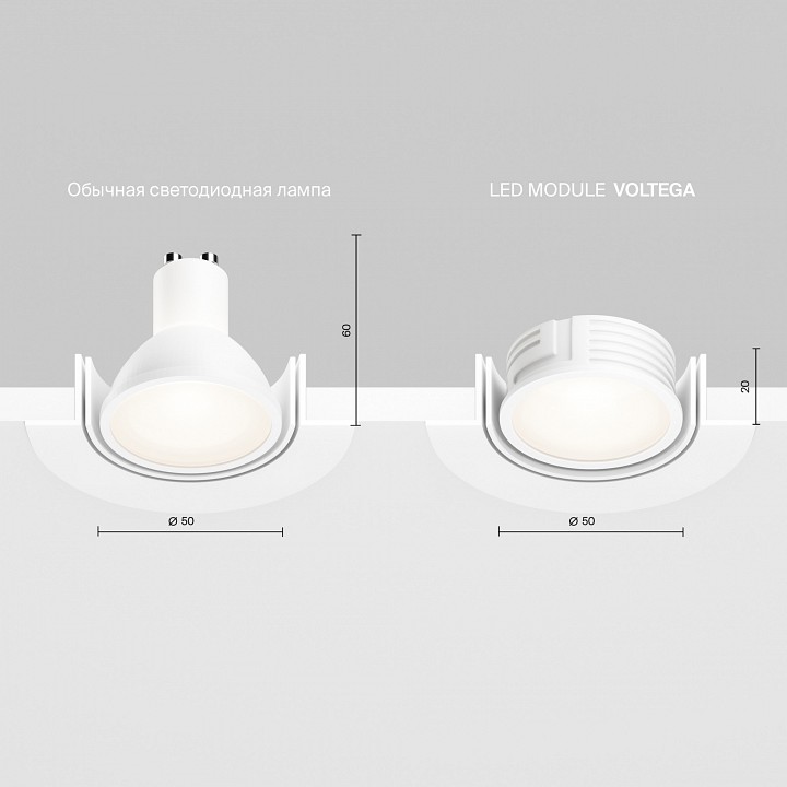 Модуль светодиодный voltega module led 7196