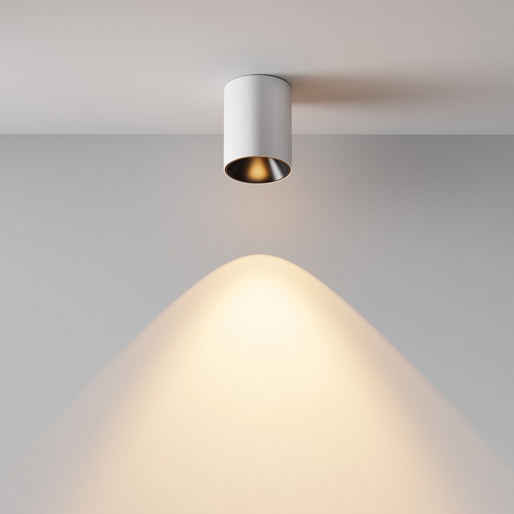 Накладной светильник maytoni alfa led c064cl-8w2.7k-rd-wb