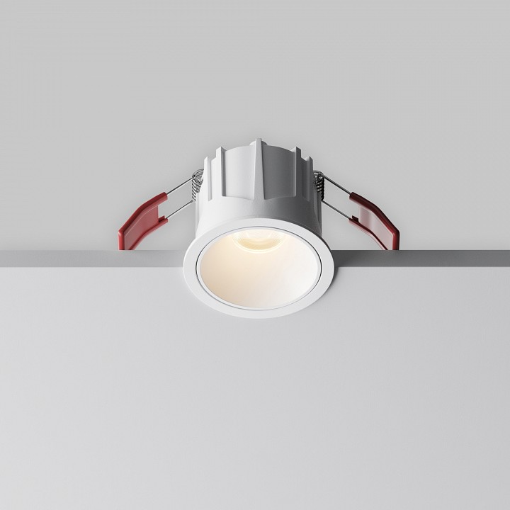 Встраиваемый светильник maytoni alfa led dl043-01-10w3k-rd-w-1