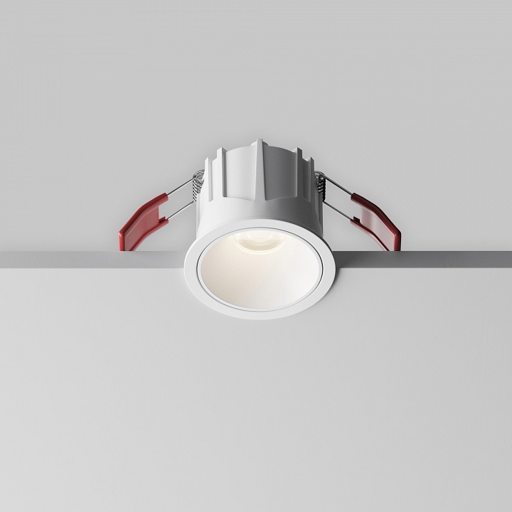 Встраиваемый светильник maytoni alfa led dl043-01-10w4k-rd-w-1