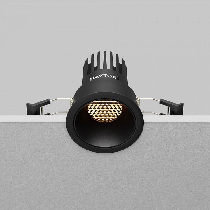 Встраиваемый светильник maytoni dip dl115-10w-2.7k-b