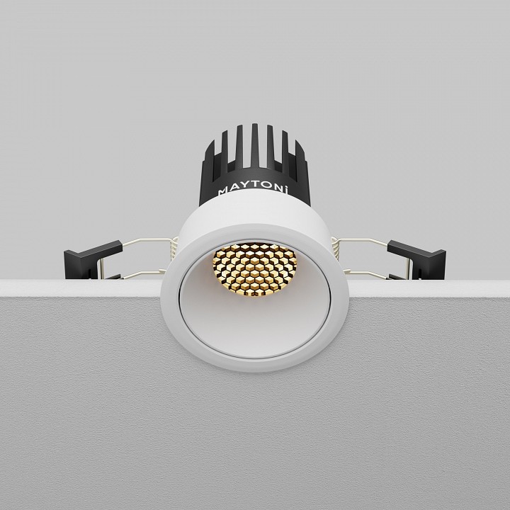 Встраиваемый светильник maytoni dip dl115-10w-2.7k-w