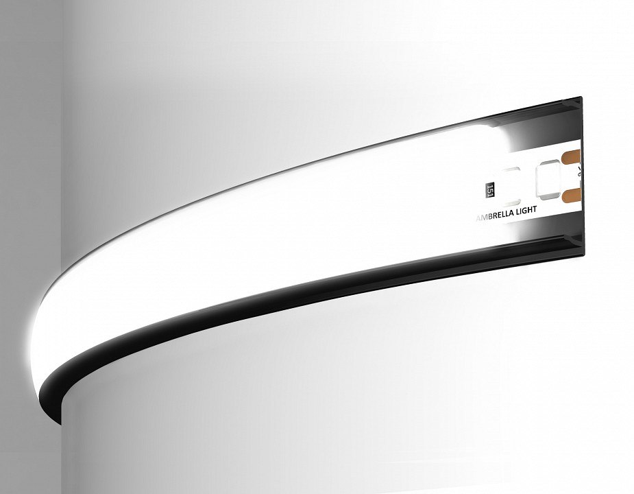 Профиль накладной гибкий ambrella light gp gp1600bk