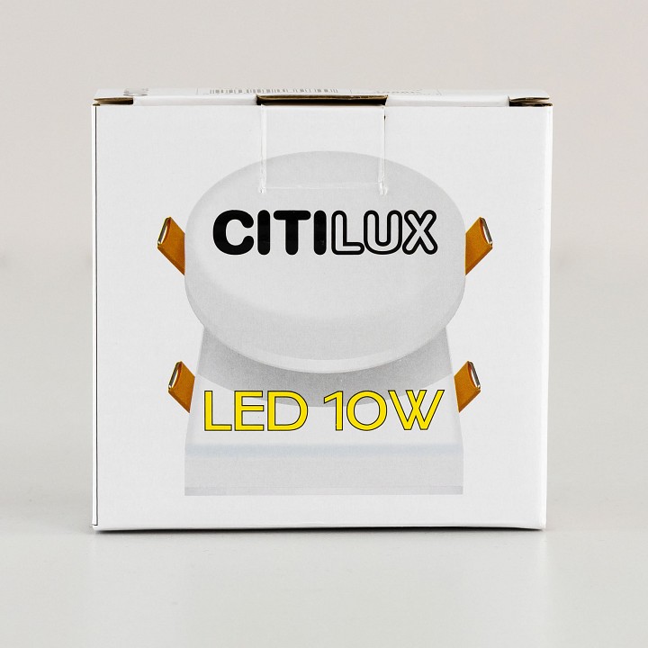 Встраиваемый светильник citilux вега cld53k10w