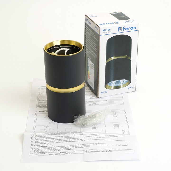 Накладной светильник feron ml186 48639
