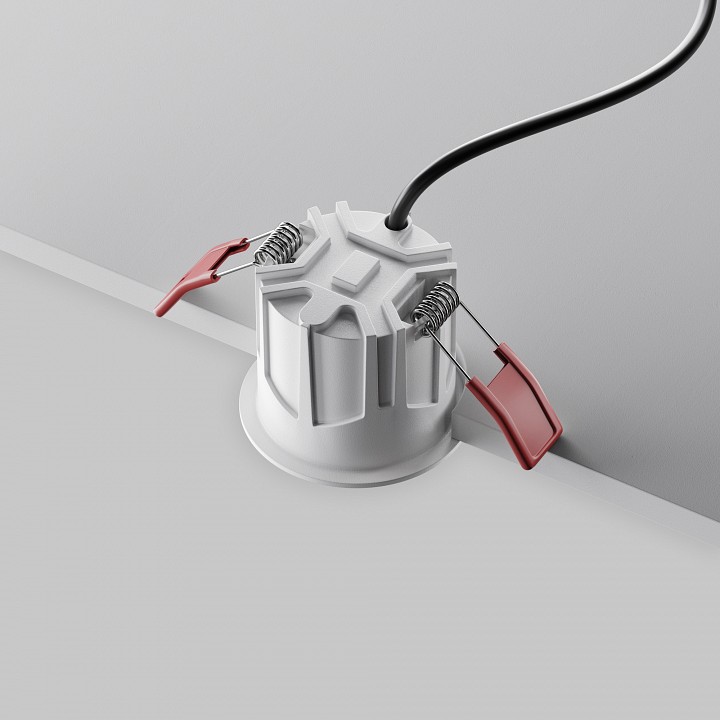Встраиваемый светильник maytoni alfa led dl043-01-10w4k-rd-w-1