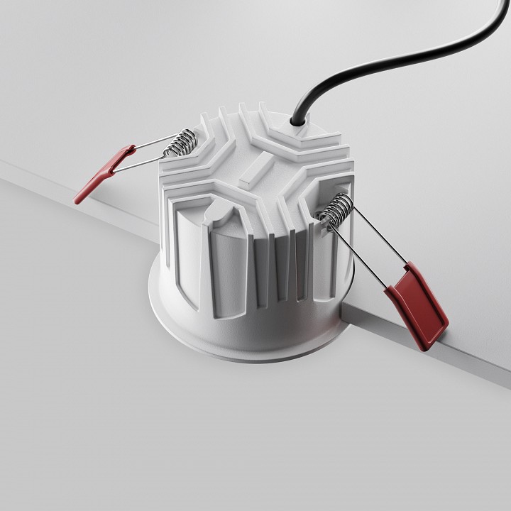 Встраиваемый светильник maytoni alfa led dl043-01-15w3k-rd-w-1