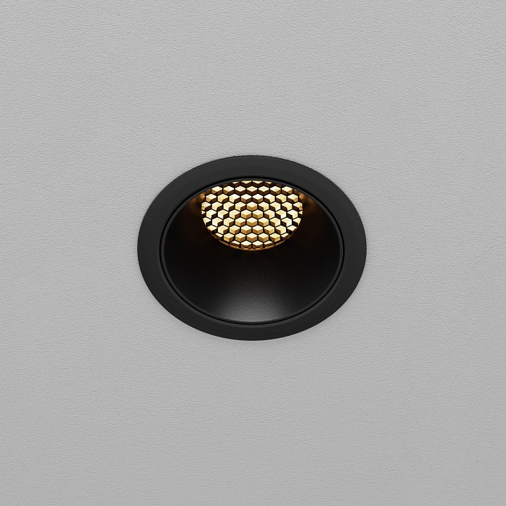 Встраиваемый светильник maytoni dip dl115-10w-2.7k-b