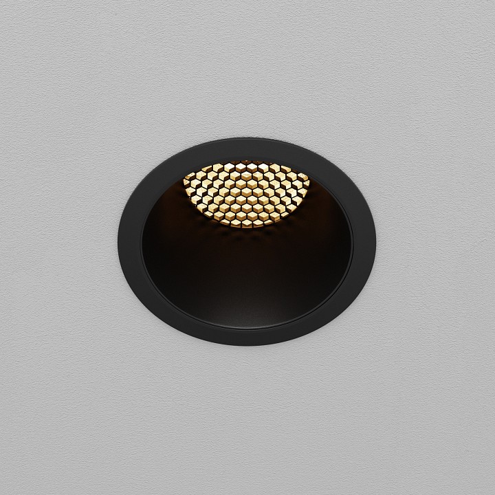 Встраиваемый светильник maytoni dip dl118-15w-2.7k-b