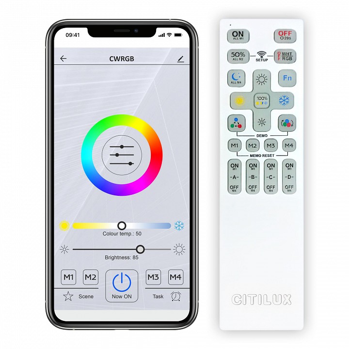 Накладной светильник citilux смарт cl703a80g