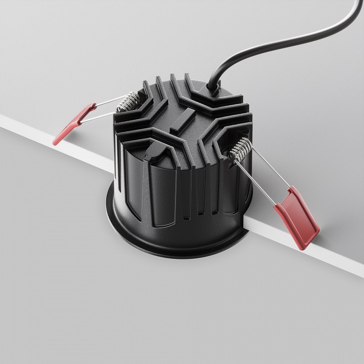 Встраиваемый светильник maytoni alfa led dl043-01-15w3k-rd-b-1