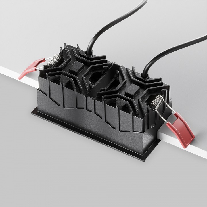 Встраиваемый светильник maytoni alfa led dl043-02-10w3k-sq-b-1