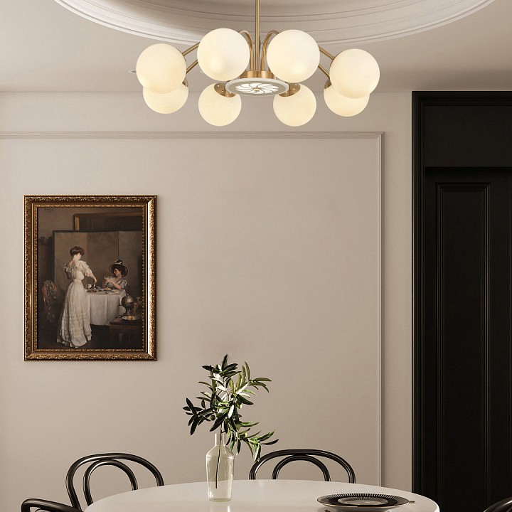Люстра на штанге arte milano neapolis-71069 271069/8 gd