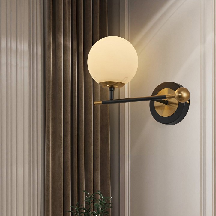 Бра arte milano neapolis-72708 272808/1b bk/gd