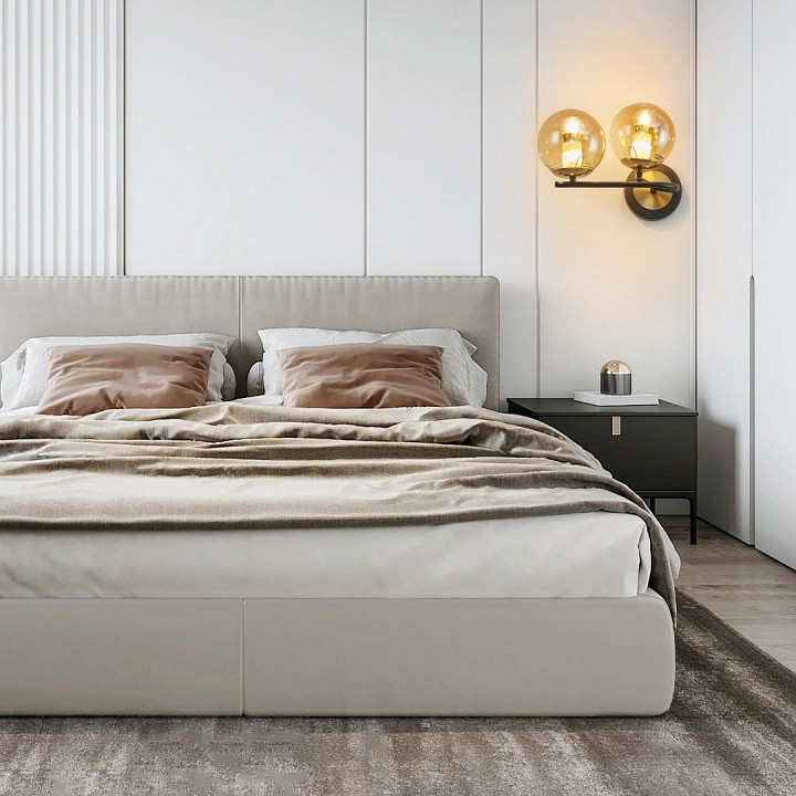 Бра arte milano neapolis-73708 273708/2b bk/gd