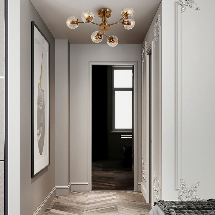 Люстра на штанге arte milano neapolis-75908 275908/6 gd