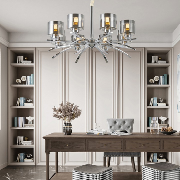 Подвесная люстра arte milano neapolis-78207 278207/8 ni