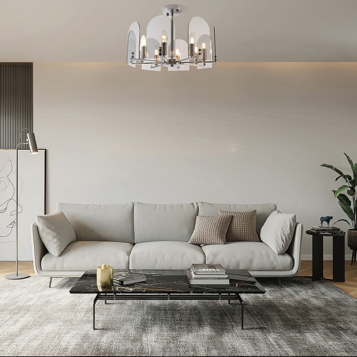 Люстра на штанге arte milano sorrento-7309 377309/8/480 cr