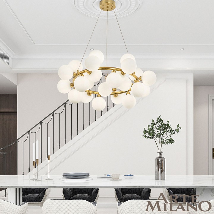 Подвесная люстра arte milano am-55398 ba.55398.d700.g9.25 g