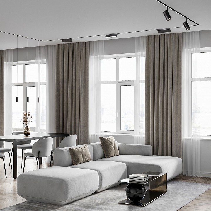 Трек встраиваемый elektrostandard slim magnetic a063990